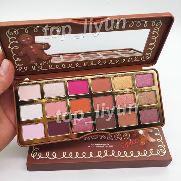 

factory direct gingerbread spice eyeshadow palette beauty 18 colors eye shadow matte shimmer eye shadow makeup sweet gingerbread palette dhl