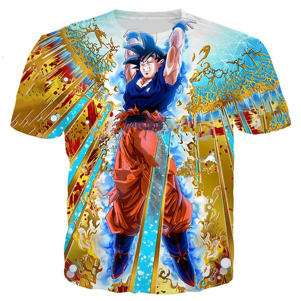 

аниме dragon ball супер saiyan женщины мужчины новая мода лето унисекс смешные 3d печати crewneck повседневная футболка топы tee q147, White;black