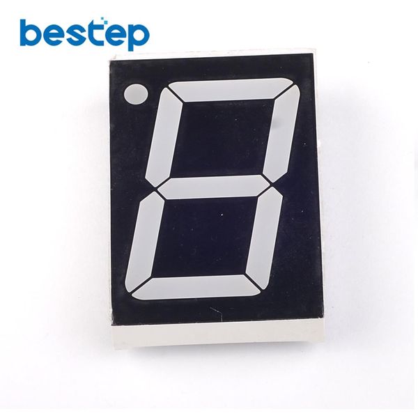 

10pcs 1bit digital tube 7 segment 1.8" inch red led display common anode ing