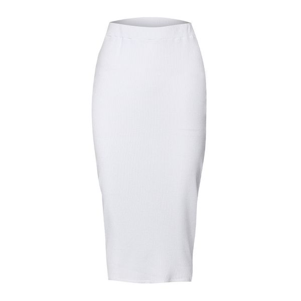 

europe america women's hip skirt lower skirt pits stripes high waist slim wrap skirt, Black