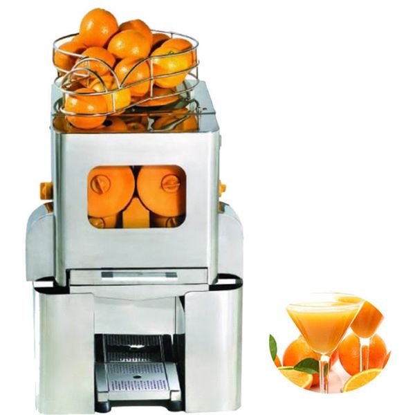 Processamento de alimentos por atacado 2000E-5 Comercial Industrial Máquina de espremedor de laranja/120W Espremedor de suco de laranja automático com suco fresco