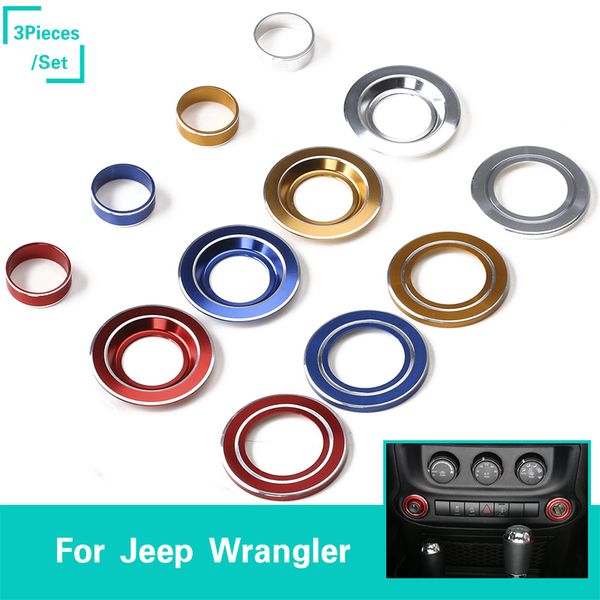 Car Mirror Switch Cigarette Lighter Trim Button Cover Fit Jeep Wrangler Jk High Quality Auto Interior Accessories Automotive Exterior Lighting