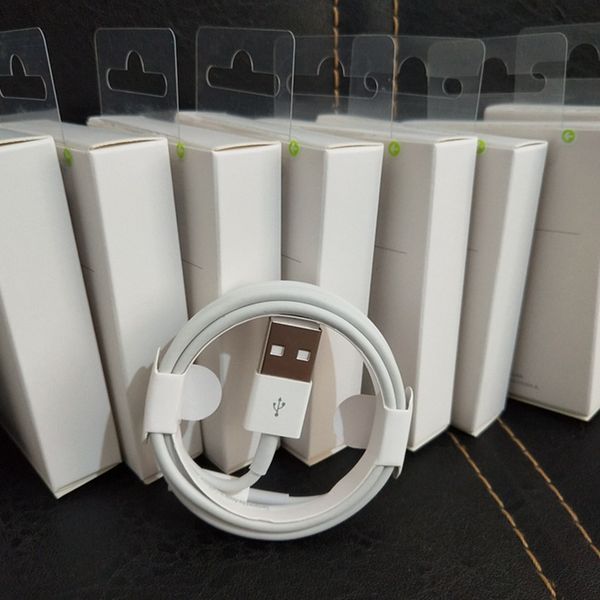 

С новой упаковочной коробкой Зеленая этикетка Оригинальное качество USB-кабель зарядного устройства 1M 3Ft Sync Data Cable для телефона i5 6 7 8 x Samsung Micro S4 S6 S7
