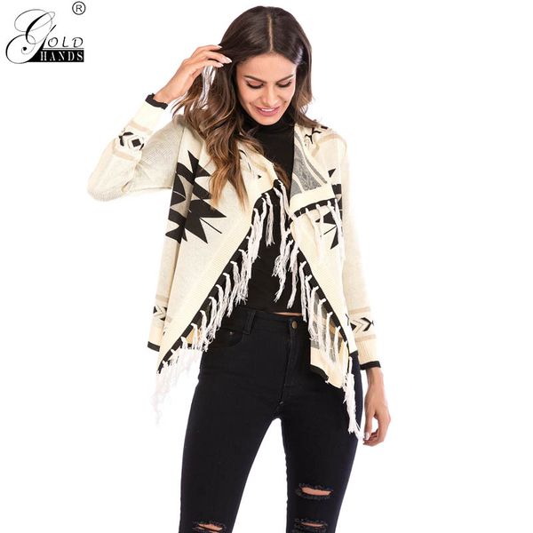 

gold hands women autumn vintage turn-down collar printing open stitch coat long sleeves slim embroidery coat ing, Black;brown