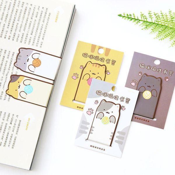 

1pcs crafts special-shaped bookmark cat dog series magnetic bookmarks 12