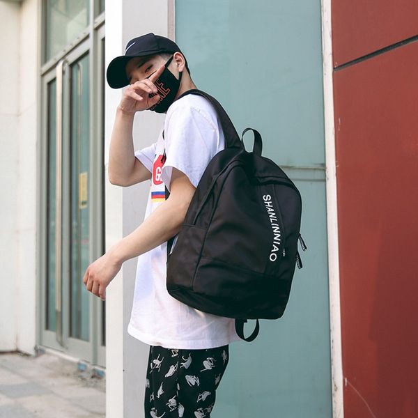 

kujing men and women backpack quality waterproof nylon student bag women large capacity travel backpack men casual