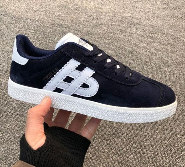 

2021 gazelle classic casual flat shoes suede sneakers outdoor lightweight men women zapatillas walking hiking shoes big size36-45, Black