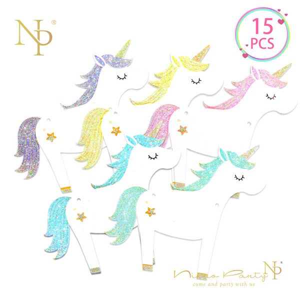 2019 Nicro Unicorn Party Decoration Banners Streamers Kids Happy