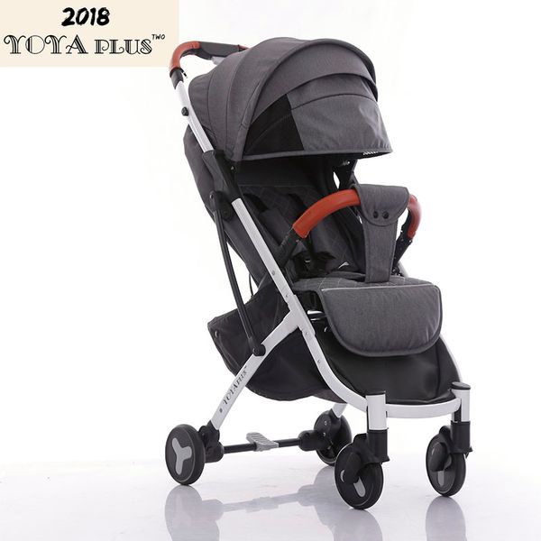 

yoyaplus 2018 baby strollers ultra-lightweight folding can sit can lie high landscape umbrella baby trolley summer and winter