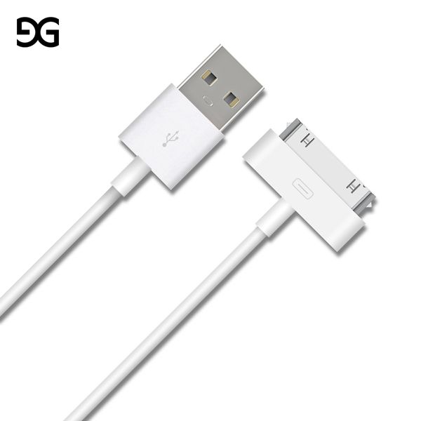 

GUSGU USB Cable Charge Fast Charging for iphone 4 s 4s 3GS 3G iPad 1 2 3 iPod Nano itouch 30 Pin Charger adapter Data Sync cord