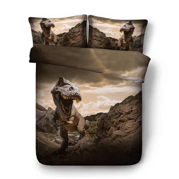 

3d bedding set  size animal dinosaur duvet cover twin size bed set for kid home textile fantasy bedroom decor king 13 style