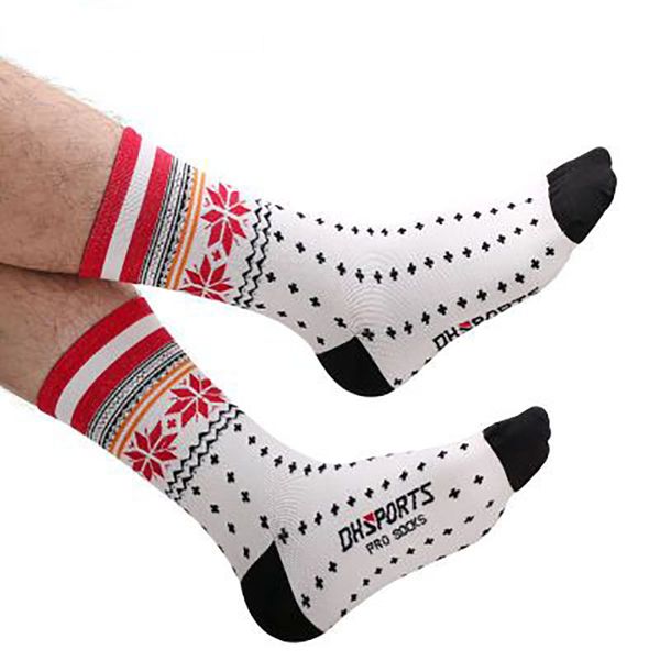 

3 pc cycling socks sports competition running hiking socks wear-resistant breathable sweat-absorbent pressure, Black