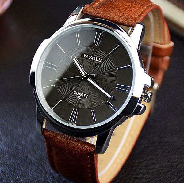 

2018 fashion quartz watch men watches male clock business mens wrist watch hodinky relogio masculino, Slivery;brown