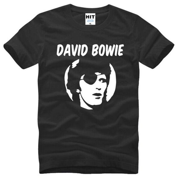 

david bowie memorial ziggy stardust printed mens men t shirt tshirt fashion summer new short sleeve t-shirt tee camisetas hombre, White;black
