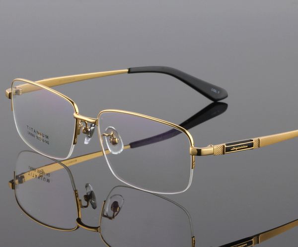 

Мужчины Оправа для очков титановой Половины Rimless оправ LB-9989