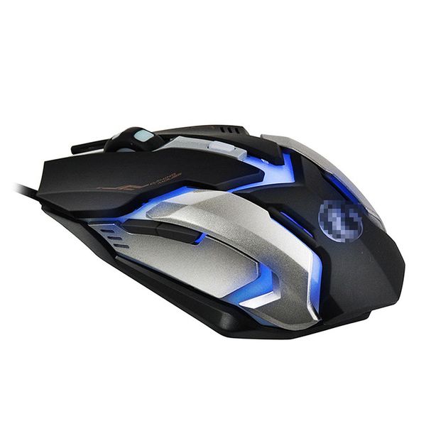 Sıcak Orijinal iMice V6 Profesyonel Kablolu Gaming Mouse 2400 DPI USB Optik Kablolu Mouse Fare 6 Düğmeler Bilgisayar Gamer Için LOL Dota2 CS