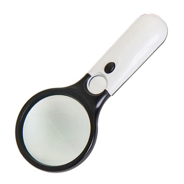 188*88*23mm Mini Pocket Magnifier For Reading Useful 10 LED Light 10X Handheld Microscope Magnifying Glass Lens Jewelry Loupe