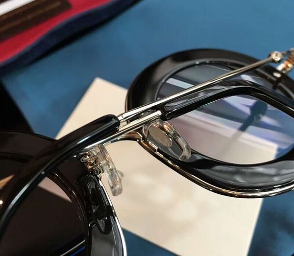 

0113s black 0113 eyewear grey gold frame sunglasses in gold lens box glasses sun round new sonnenbrille gradient wvrcn, Slivery;brown