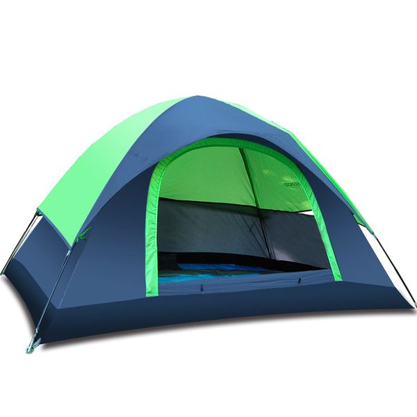 

2-3 people large space tent ultralight waterptoof folding tente travel hiking portable barracas de camping double layer tenda