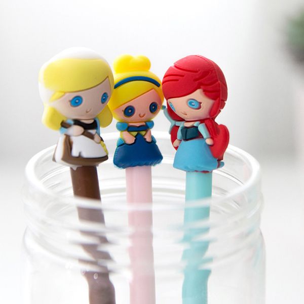 

3pcs/lot 0.5mm cute young girl princess gel pen promotional gift stationery school office supply kawai neutral pen stationery