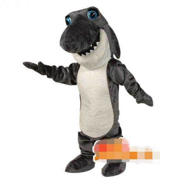 Costume personalizzato mascotte squalo grigio spedizione gratuita