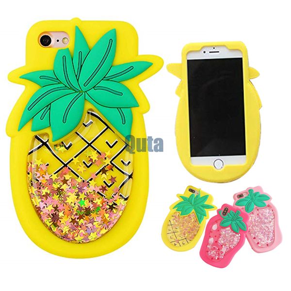 coque iphone 7 silicone ananas