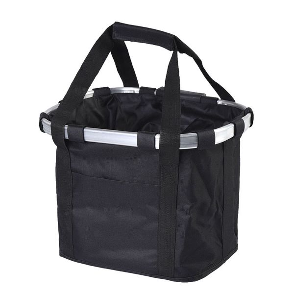 

jospower bicycle basket handlebar pannier cycling carryings holder bike riding pouch cycle biking front pets baggage bag