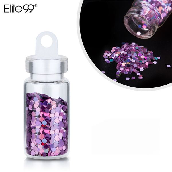 

elite99 pearl sequin arcylic nail glitter powder mini bottle nail art tip decoration rhinestone manicure art decorations, Silver;gold