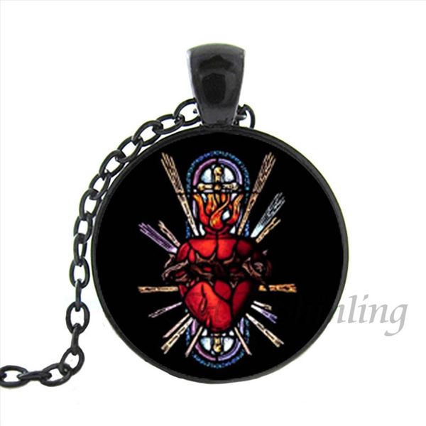 Whole Hz1 0047 New Fashion All Saints Catholic Church Sacred Heart Necklace Art Photo Of Pendant Jewelry Snowflake - Sacred Heart Pendant Necklace Whole Hz1 0047 New Fashion All Saints Catholic Church Sacred Heart Necklace Art Photo Of Pendant Jewelry Snowflake - Sacred Heart Pendant Necklace
