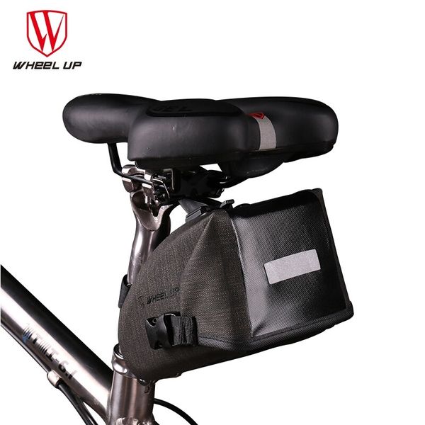 

wheel up waterproof reflective bicycle tpu bag mtb road bag bicycle accessories panniers saddle bike cycling tailbag