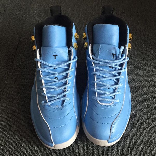 

Новый bsketball обувь университет синий быки баскетбол обувь Мужская женская дети 12 с