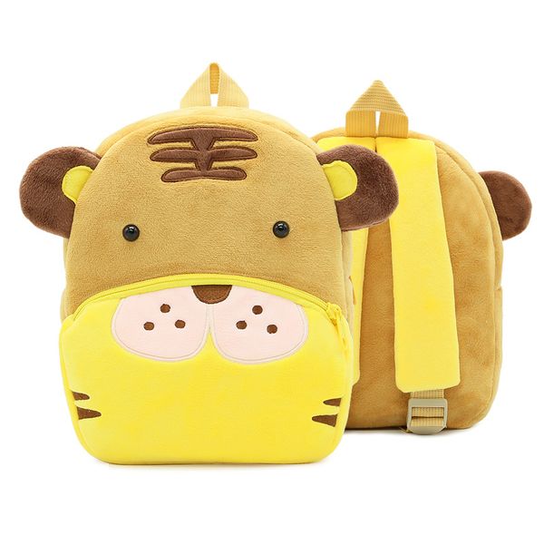 

cute tiger animal baby school bags cartoon zoo plush gifts kids satchel kindergarten toddler backpack boys girls schoolbag