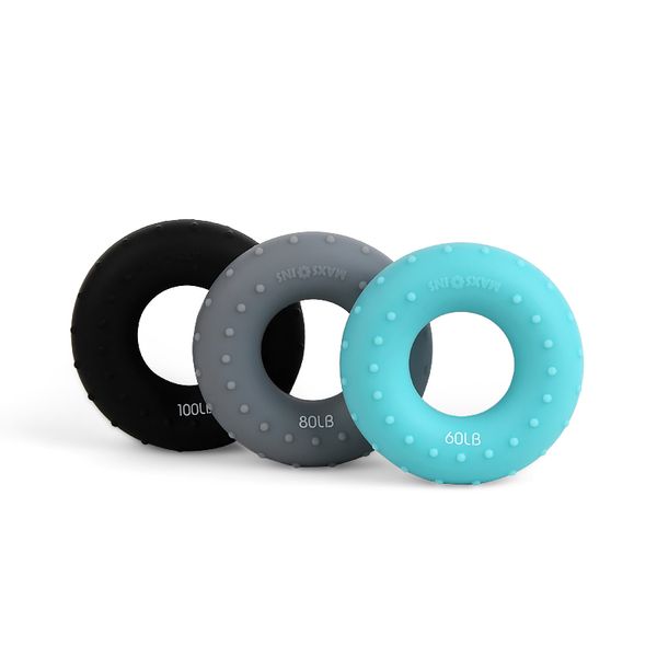 

3pcs hand gripper trainer forearm hand carpal expander dynamometer strengthen training finger exersiser grip strength force