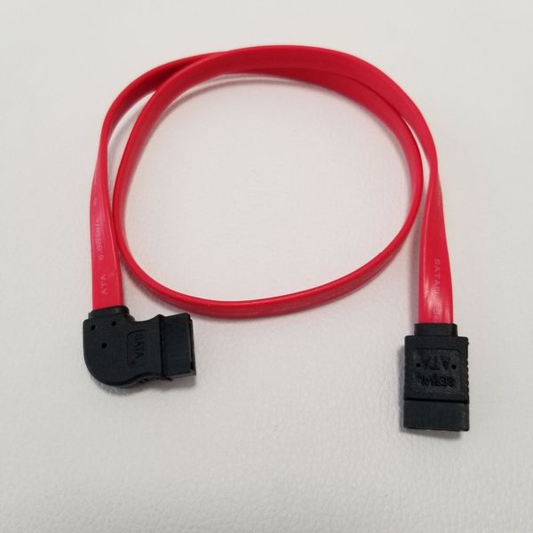 

sata 3.0 serial hard drive data cable double channel straight head & right elbow with double shrapnel 50cm