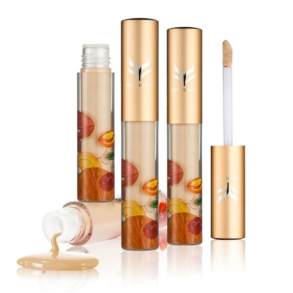 

new huamianli creamy liquid concealer 3 colors moisturizing lip primer & face highlighter contour face foundation cream