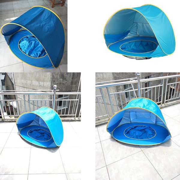 Acheter Enfants étanche Pop Up Auvent Tente Bébé Tente De Plage Protection Uv Sunshelter Avec Piscine Enfants En Plein Air Camping Sunshade Beach De