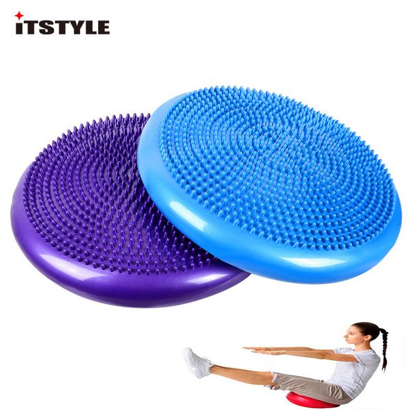 

ITSTYLE Twist Disc Board Pad Inflatable Foot Massage ball pad Fitness Exercise Equipment Twister Gym yoga Board