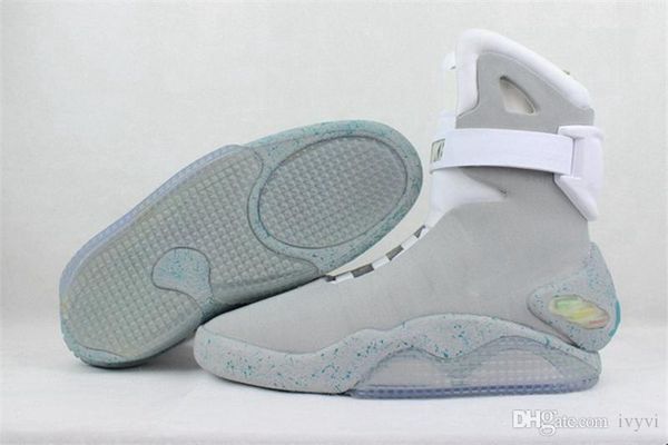 

Air mag back to the future mcfly led men mag back to the future ba ketball hoe men lighting luxury grey boot mag 12