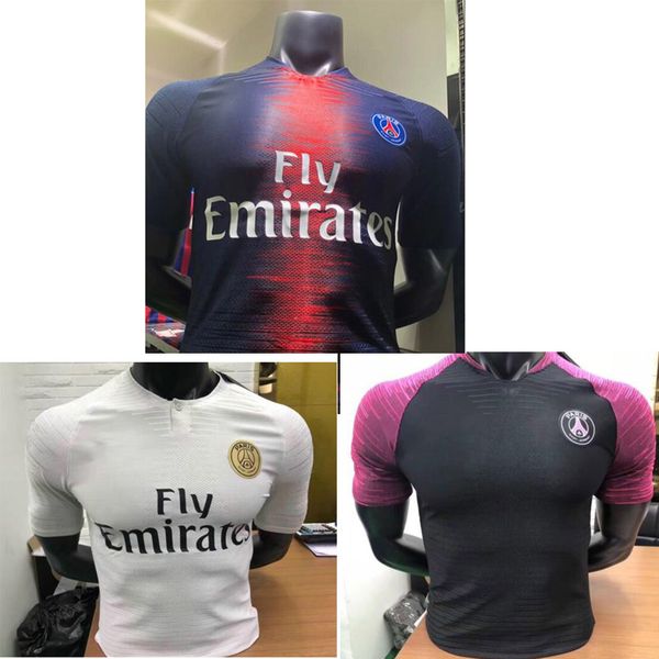 

Player ver ion 2018 pari occer jer ey 18 19 player ver ion mbappe cavani p g football hirt urvetement maillot de foot cu tomize uniform