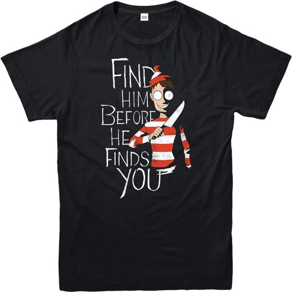 

waldo the movie t-shirt,hiding in the dark spoof,and kids sizes, White;black