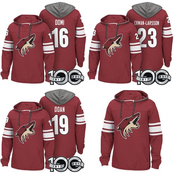 

Arizona Coyotes Hockey Hoodies Max Domi Maroon Shane Doan Maroon Oliver Ekman-Larsson Nick Cousins Laurent Dauphin Freddie Hamilton Jersey