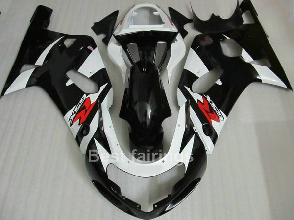 

fairing kit for suzuki gsxr600 gsxr750 2001 2002 2003 black white gsxr 600 750 01 02 03 fairings hh56