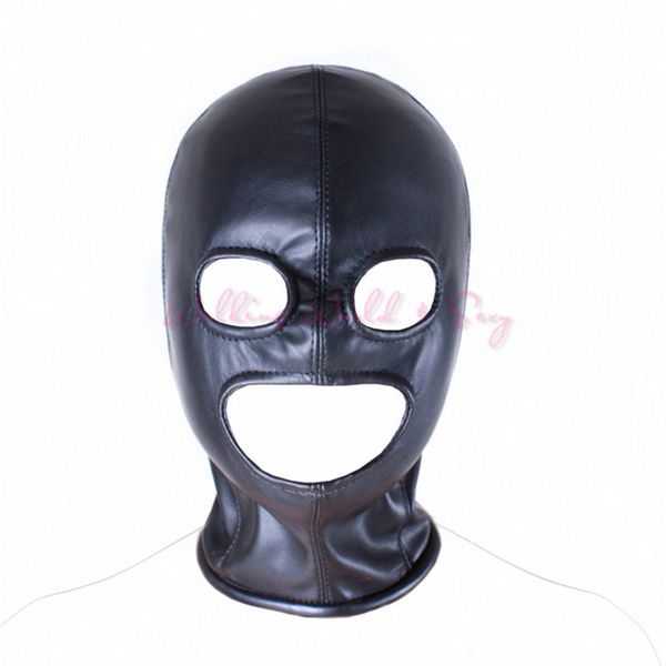 

flirting pu leather slave mask mouth open soft mask hood bondage restraint fetish toys couple cosplay for and eye game s924 encar