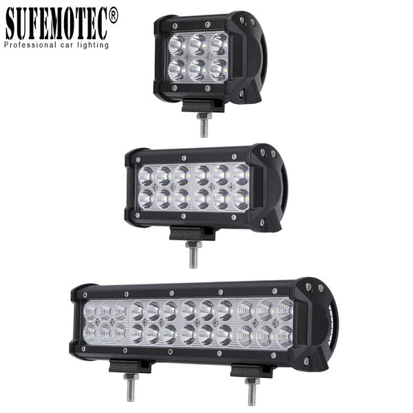 

7" 36w 12 inch 72w led light bar spot flood beam 4x4 offroad led bar for 12v 24v car motorcycle suv 4wd boat combo work lights