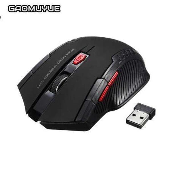 Hot Mini mouse ottico wireless da 2,4 GHz per computer portatili da gioco per PC Nuovo gioco Mouse wireless con ricevitore USB Drop Shipping c1