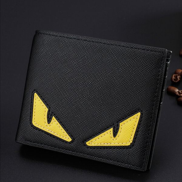 

Новая мода искусственная кожа мужские Cluth кошельки творческий мультфильм шаблон