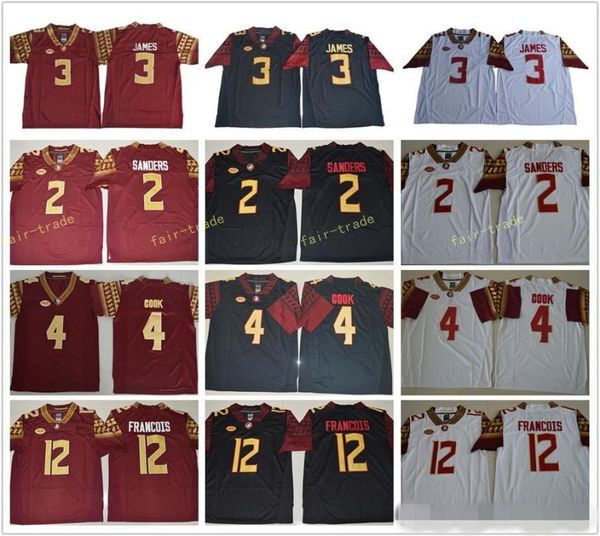 

NCAA Florida State Seminoles 2 Deion Sanders Jersey Men College Football 3 Derwin James 4 Dalvin Cook 5 Jameis Winston 12 Deondre Francois