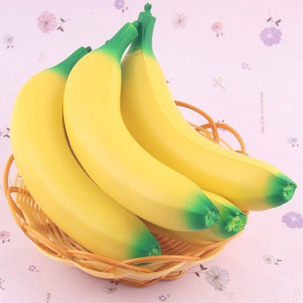 Dekompressionsspielzeug für Babys, Banane, superlangsam aufsteigend, Jumbo-Simulation, Obst, Telefongurte, weiche Creme, duftender Brotkuchen, lustiges Spielzeug für Kinder, Geschenk