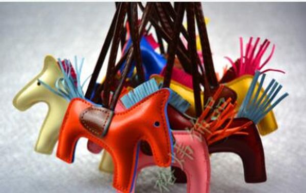 

Horse Keychain Bag Charms Unicorn Purse Leather Handbag Charm Cute Pendant Women Femme Car Tassel Key Chain Llavero Perro Brelok