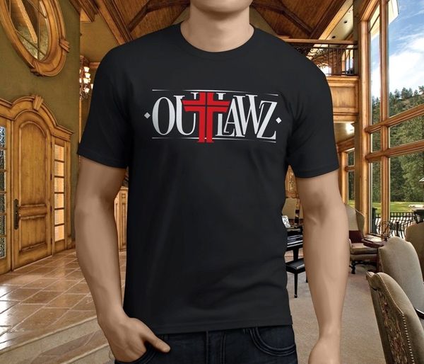 Outlawz Rap Hip Hop Logo Men/'s Black T-Shirt Size S M L XL XXL XXXL